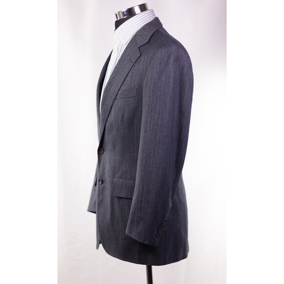 Nordstrom Chaps By Ralph Lauren Mens Virgin Wool Suit Blazer main color Gray 40 - Picture 4 of 12